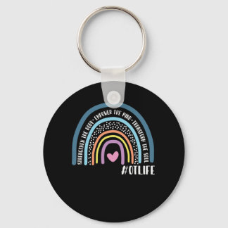 Occupational Therapist Strengthen The Body Empower Key Ring