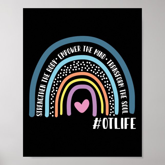 Occupational Therapist Strengthen The Body Empower Poster (Front)