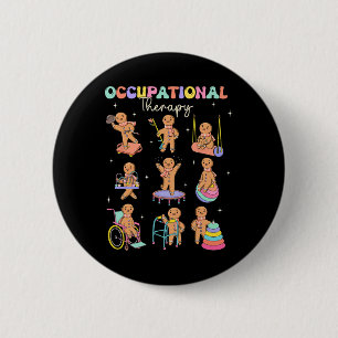 Occupational Therapists Always Make The Nice List  6 Cm Round Badge