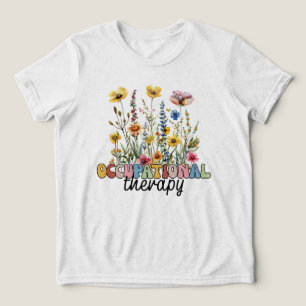 Occupational Therapy COTA Physical Therapist Tri-Blend Shirt