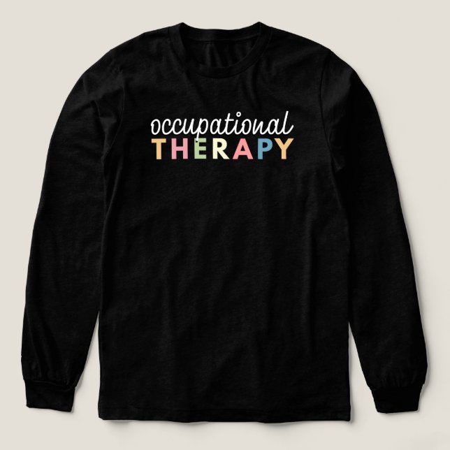 Occupational Therapy COTA Therapist Tri-Blend Shirt (Design Front)