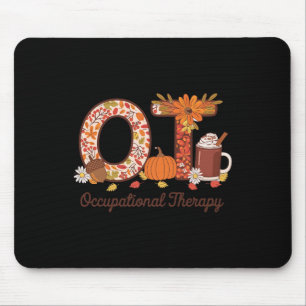 Occupational Therapy Fall Thanksgiving Occupationa Mouse Pad