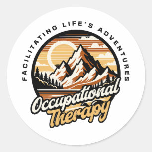 Occupational Therapy Funny Classic Round Sticker