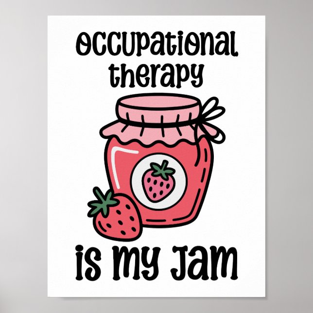 Occupational Therapy Funny Quote Poster (Front)