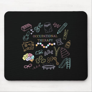 Occupational therapy funny therapy humour design mouse pad