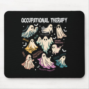 Occupational Therapy Ghost Special Edu Autism Awar Mouse Pad
