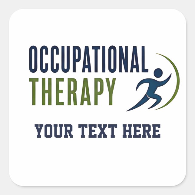 Occupational Therapy Healthcare Square Sticker (Front)
