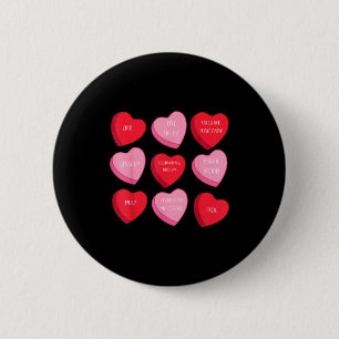 Occupational Therapy Heart Candy Valentine Day Ot  6 Cm Round Badge