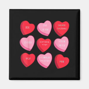 Occupational Therapy Heart Candy Valentine Day Ot Magnet