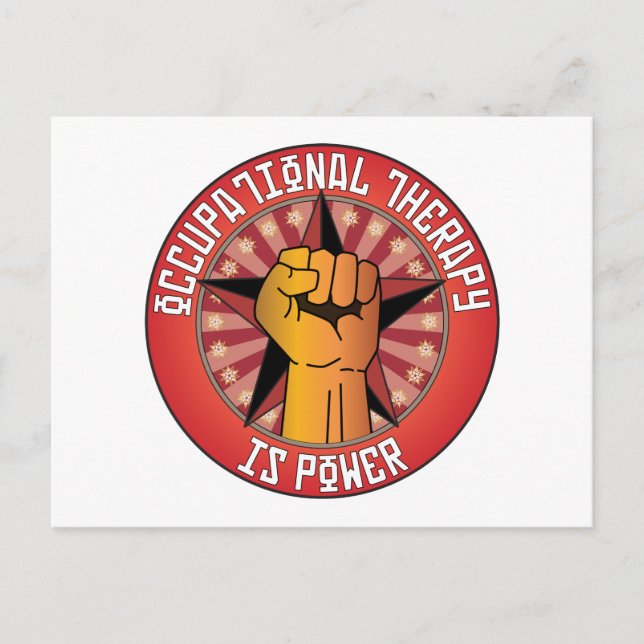 Occupational Therapy Is Power Postcard (Front)