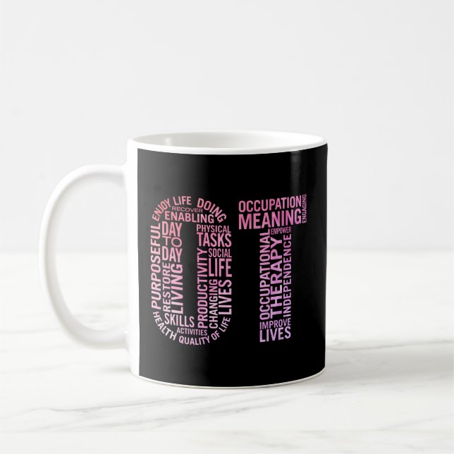 Occupational Therapy Ot Coffee Mug (Left)