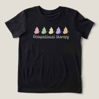 Occupational Therapy OT Cute Heart Tri-Blend Shirt