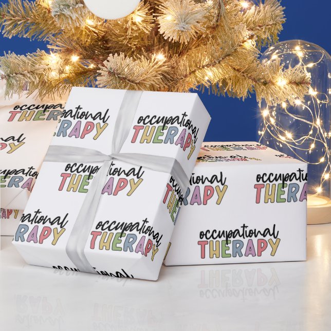 Occupational Therapy OT Gift Wrapping Paper (Holidays)