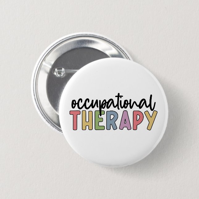 Occupational Therapy OT Student Grad Gifts 6 Cm Round Badge (Front & Back)