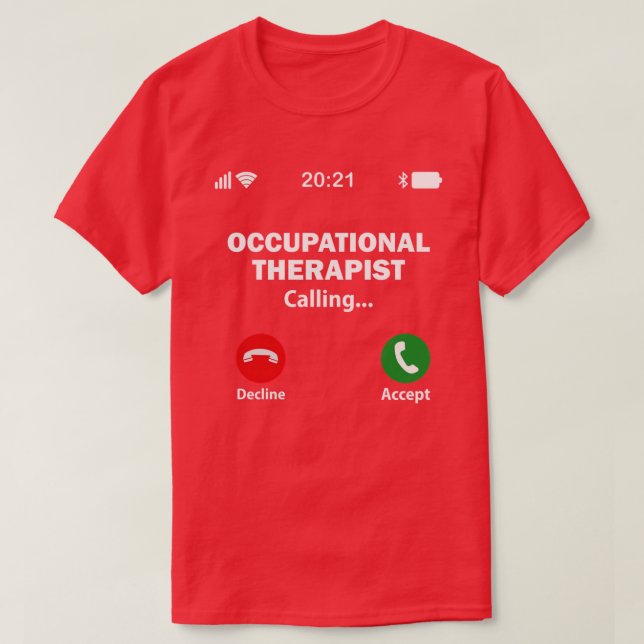 Occupational Therapy OT Therapist Inspire OT Month T-Shirt (Design Front)