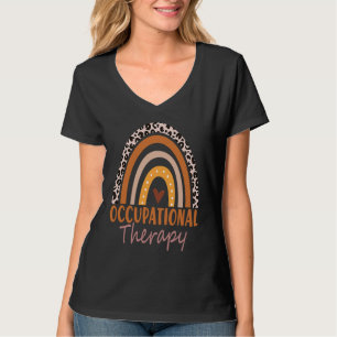 Occupational Therapy OT Therapist OT Month Leopard T-Shirt
