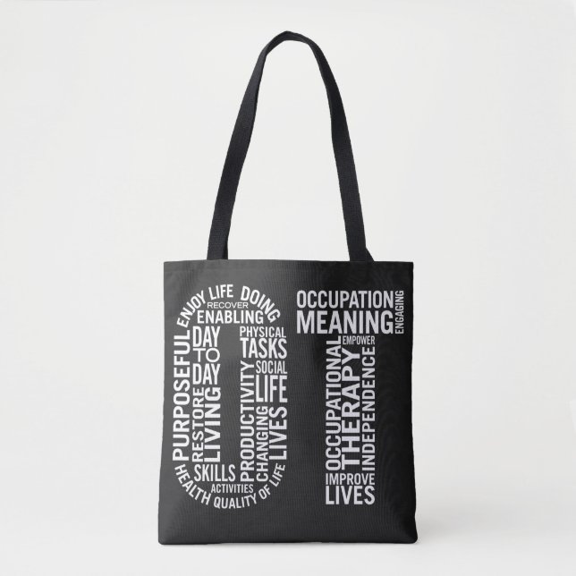 Occupational Therapy OT Tote Bag (Front)