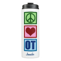 Occupational Therapy Peace Love OT Monogram