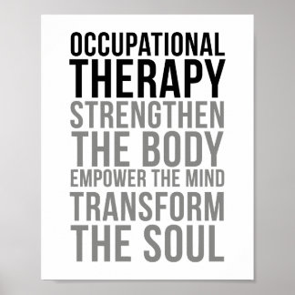 Occupational Therapy Quotes Poster