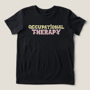 Occupational Therapy Retro Floral Tri-Blend Shirt
