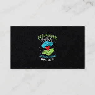 Occupational Therapy Therapist Nurse Gift Business Card