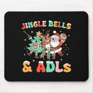 Occupational Therapy Xmas Reindeer Santa Adls New  Mouse Pad