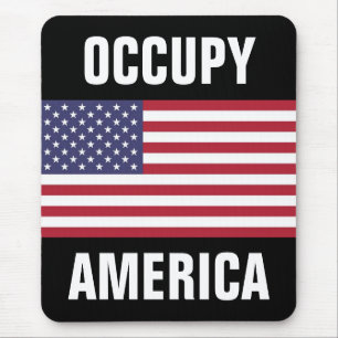 occupy america mouse pad