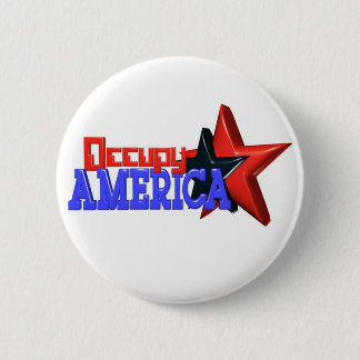 Occupy America protest 99 percent strong 6 Cm Round Badge