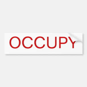 OCCUPY BUMPER STICKER