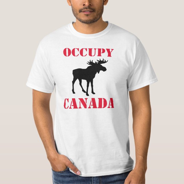 Occupy Canada: Moose T-Shirt (Front)