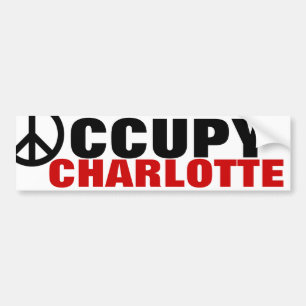 OCCUPY CHARLOTTE BUMPER STICKER