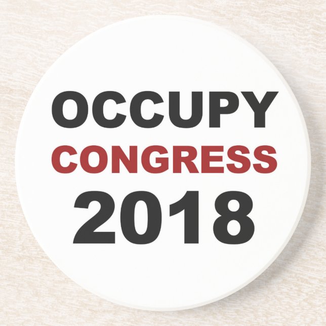 Occupy Congress 2018 Coaster (Front)