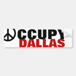 OCCUPY DALLAS BUMPER STICKER