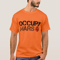 Occupy mars, mars colonisation T-shirt