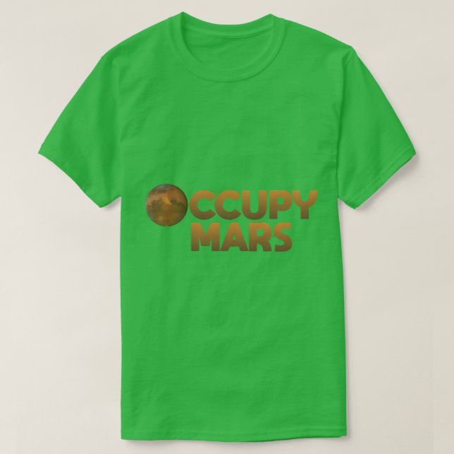 Occupy Mars T-Shirt (Design Front)