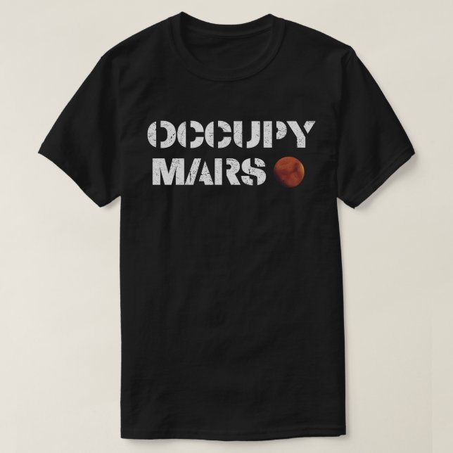 Occupy Mars T-Shirt (Design Front)