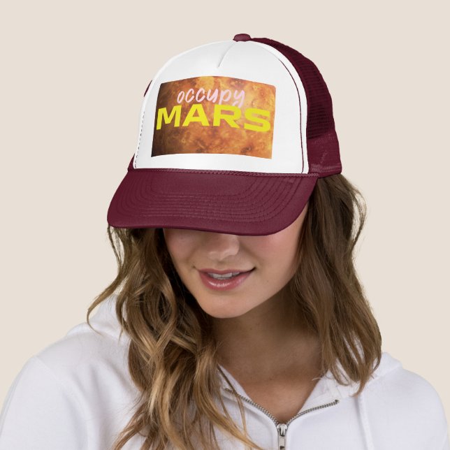 Occupy Mars Trucker Hat (In Situ)