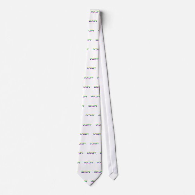 Occupy Rainbow Tie (Front)