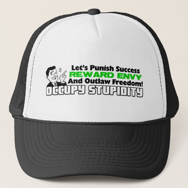 Occupy Stupidity Trucker Hat (Front)