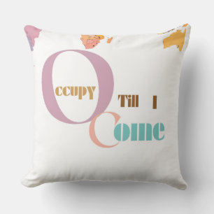 Occupy Till I Come Bible Verse Double-Sided Cushion