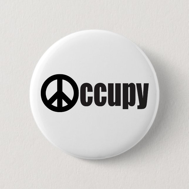 Occupy Wall Street 6 Cm Round Badge (Front)