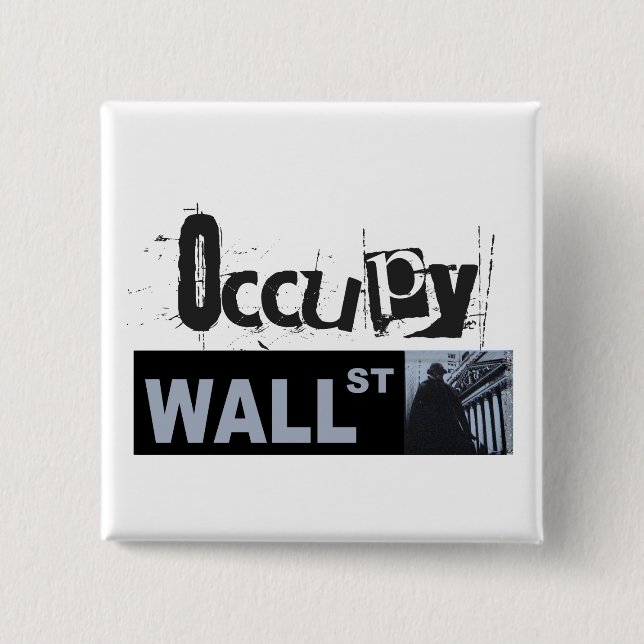 Occupy Wall Street Button (Front)