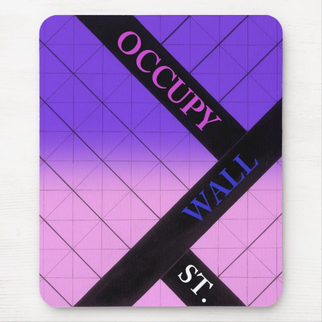 occupy wall street mouse pad (Front)
