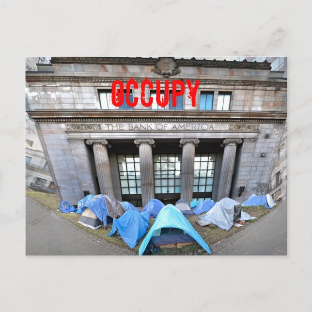 Occupy Wall Street Postcard (Front)