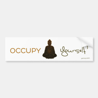 Occupy Yourself Bumper Sticker