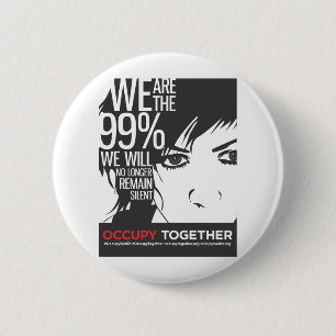 OccupyTogether_poster01 6 Cm Round Badge