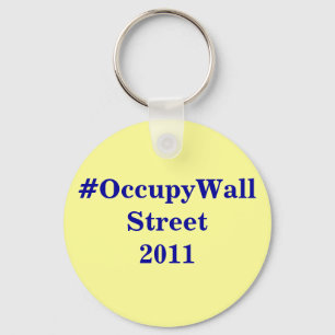 #OccupyWallStreet keychain