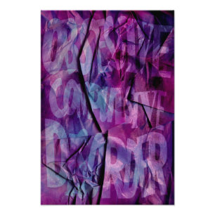 OCD Awareness, Colour Theory Poster (Textured)