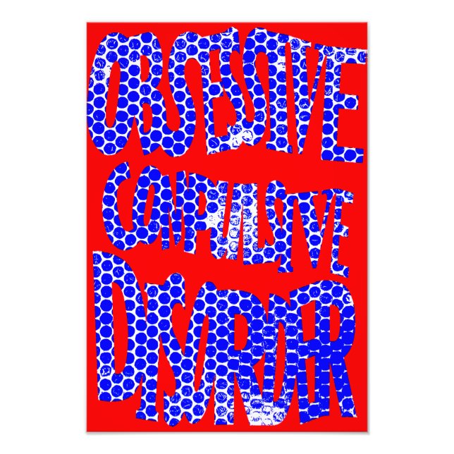 OCD Awareness Poster (Textured) (Front)