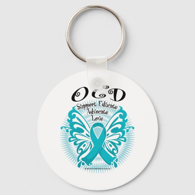 OCD Butterfly 3 Key Ring (Front)